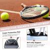Arcoyard Tennis Bags For Women & Men, Tennis Backpack with Ventilated Shoe Compartment and Insulated Pocket, Hold 2 Rackets, Tennis Pickleball Balls and More, Blue view 4