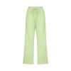 ABOUTYES Capris Pants for Women 2024 Summer Casual Stretch Cotton Linen Capri Pant Drawstring Cropped High Waisted Trousers view 3