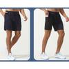 JEsilunmaMY Men's 2 in 1 Outdoor Running Shorts Workout Gym Athletic Shorts with Pockets Lightweight Summer Training Shorts (Dark Blue,XX-Large) view 3