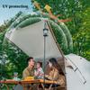 4-6 Person Camping Tents, Weather Resistant Family Tent, Beach Tents Sun Shelter Pop Up with Mesh Windows, Carry Bag, Instant Tent for Outdoor Camping, Hiking, Picnic view 3