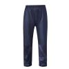 NineFit Basics Men's Rain Pants Breathable Waterproof Windproof Over Pants Double Layer Thick Classic All-Sport Outdoor Durable Workwear Pants for Hiking,Fishing,Golf with Zipper Pockets, 3X-Large, 2#navy view 3