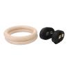 JAOCDOEN Wooden Gymnastics Rings Birch Pull Up Strength Training Bodyweight Fitness Workout Gym Rings for Outdoor view 3