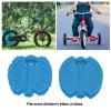 UPQRSG 2 Pcs Youth Cycle Pedals, Hard Wearing Plastic Children'S Tricycle Cycle Pedals, Child Baby Stroller Front Wheel Foot Pedal Accessories, 3 Color Options Available(Blue) view 2