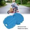 UPQRSG 2 Pcs Youth Cycle Pedals, Hard Wearing Plastic Children'S Tricycle Cycle Pedals, Child Baby Stroller Front Wheel Foot Pedal Accessories, 3 Color Options Available(Blue) view 3