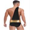 QinCiao Mens Ancient Greek Roman Toga Costume One Shoulder Bodysuits Halloween Cosplay Outfits Black XX-Large view 2