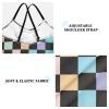 Colorful Square Girls One Piece Swimsuits Sport Halter Swimwear Beach Bathing Suit 9-10T view 3