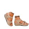 SACFOF Womens Sandals Wedge Platform Summer Ankle Strap Open Toe Wedge Dressy Sandals Comfortable Walking Low Sandals view 1
