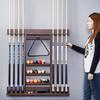 UNbit Cue Racks Pool Cue Rack Freestanding Billiard Cue Racks, Hold 8 Cue Sticks is an Ideal Accessory for Billiard Players and Billiard Lovers. WEWYQSJXBXF-240423, size view 2