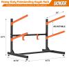 UOKRR 2-Level Kayak Stand - Freestanding Rack for Garage, Heavy Duty Adjustable, Indoor/Outdoor Storage for Kayaks, Canoes, Surfboards & Paddleboards view 2