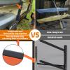 UOKRR 2-Level Kayak Stand - Freestanding Rack for Garage, Heavy Duty Adjustable, Indoor/Outdoor Storage for Kayaks, Canoes, Surfboards & Paddleboards view 4