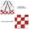 Chessboard White Red Girls One Piece Swimsuits Sport Halter Swimwear Beach Bathing Suit 3T view 3