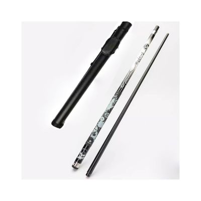 Pool Cues Billiard Cue Snooker Cues Pool Stick 1/2 Split Cue, Chinese Black Eight, Black Technology Big Head Nine-Ball Pool Cue Enjoy the Happiness Brought by Billiards. WEWYQSJXBXF-240423(Color:A,