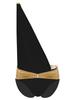 Agoky Mens Ancient Greek Roman Toga Costume One Shoulder Metallic Shiny Belt Bodysuits Outfits Black XX-Large view 3