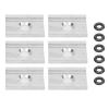 6PCS Kayak Adapter, Aluminum Kayak Adapter, Feelfree Kayak Accessories,Anodized Tight Connection Track Adapter Plates with O Ring for FeelFree