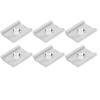6PCS Kayak Adapter, Aluminum Kayak Adapter, Feelfree Kayak Accessories,Anodized Tight Connection Track Adapter Plates with O Ring for FeelFree view 3