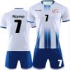 YOCHOIX Custom Soccer Jersey Sports Team Training Soccer Uniforms Personalized Name Number Logo Soccer Jerseys (Standard, White) view 1