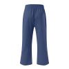 ABOUTYES Capris Pants for Women 2024 Summer Casual Stretch Cotton Linen Capri Pant Drawstring Cropped High Waisted Trousers view 4