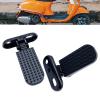 rockible Bike Rear Pedals Mini Folding Bike Pegs Aluminum Alloy Non Slip Bicycle Footrests Release Foot Plates Pedals view 3