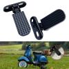 rockible Bike Rear Pedals Mini Folding Bike Pegs Aluminum Alloy Non Slip Bicycle Footrests Release Foot Plates Pedals view 4