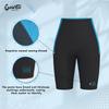 GoldFin Wetsuit Shorts Men Women, Mens Womens 2mm Wet Suits Neoprene Short for Water Sports Diving Surfing Swimming Snorkeling Kayaking, Black-Blue, 3XL view 2