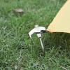 8 Screw in Tent Stakes - Ground Anchors Screw,Ground Anchors Screw in - Tent Stakes Heavy Duty,8 Screw in Tent Stakes Stainless Steel,8 Inch Screw in Tent Stakes for Drill (12*White+Sleeve) view 3