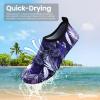 SEEKWAY Water Shoes Women Men Adult Quick-Dry Aqua Socks Barefoot Non Slip for Beach Swim River Pool Lake surf Black SK002(U) view 2