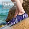SEEKWAY Water Shoes Women Men Adult Quick-Dry Aqua Socks Barefoot Non Slip for Beach Swim River Pool Lake surf Black SK002(U) view 3