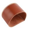 Gas Canister Cover Protective PU Leather Vintage Design for Camping Stoves Portable Use (Dark) view 3
