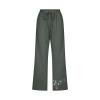 ABOUTYES Capris Pants for Women 2024 Summer Casual Stretch Cotton Linen Capri Pant Drawstring Cropped High Waisted Trousers view 3