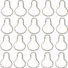 Jowxsx 20Pcs Silver Fishing Swivel Snapper Release Clip with Offshore Planer Board Mast Downrigger Hunting and Fishing for Sports and Outdoors view 1