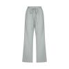 ABOUTYES Capris Pants for Women 2024 Summer Casual Stretch Cotton Linen Capri Pant Drawstring Cropped High Waisted Trousers