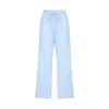 ABOUTYES Capris Pants for Women 2024 Summer Casual Stretch Cotton Linen Capri Pant Drawstring Cropped High Waisted Trousers view 3