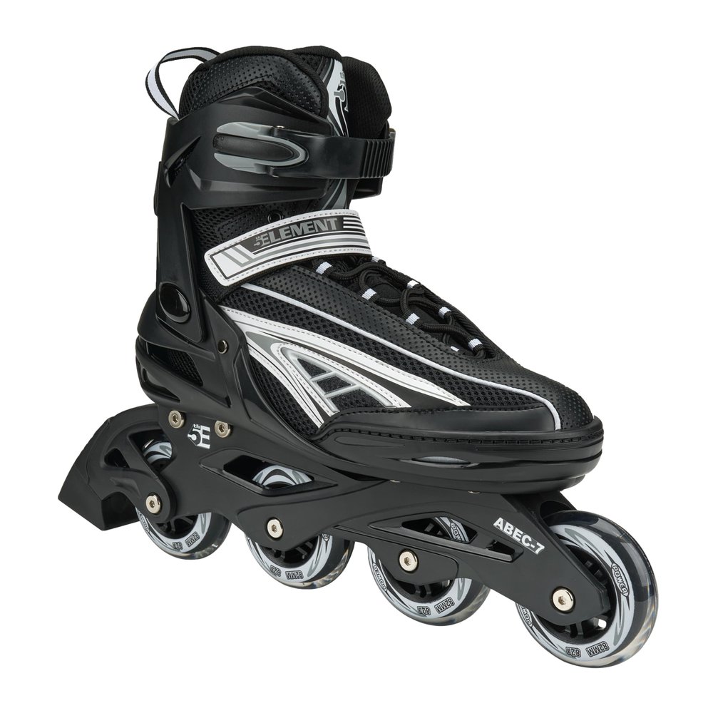 Panther Inline Skates for Men with Adjustable Strap, 82mm Wheels - Soft Boot Fit and Comfortable Inline Skates for Street Hockey, Roller Derby & Long-Distance Skating (10.0-Gray/Black)