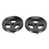 Aluminum Alloy 3 Hole Open Reel Sound Tape Empty Reel Opening Machine Part for TEAC (BLACK)