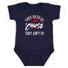 Xtreme Apparrel Houston - They Hate Us 'Cause They Ain't Us Kid's Bodysuit for Football Fans (Navy, 18M) view 1
