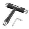 CREAJOY Roller Skate Tools Multi-Functional Portable Skateboard T Tool All in one (Black) view 1