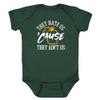 Green Bay - They Hate Us 'Cause They Ain't Us Baby Bodysuit for Football Fans (Green Bay, 12M) view 1