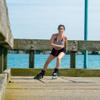 5th Element Lynx Inline Skates Women Adjustable Strap, 80mm Wheels Soft Boot Fit for Comfort | Roller Derby Long Distance Skating for Recreational Fitness & Street Hockey (10.0-Purple/Black) view 3