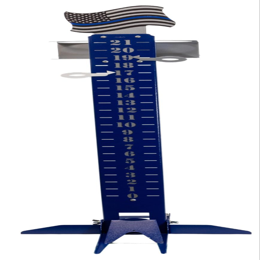 SWEN Products Back The Blue Steel Metal Lawn Scoreboard
