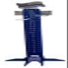 SWEN Products Back The Blue Steel Metal Lawn Scoreboard view 1