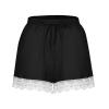 ABOUTYES Summer Shorts for Women 2024 Trendy Causal Loose Pleated High Waisted Shorts Beach Lace Lounge Short Pants Plus Size view 1