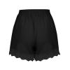 ABOUTYES Summer Shorts for Women 2024 Trendy Causal Loose Pleated High Waisted Shorts Beach Lace Lounge Short Pants Plus Size view 3