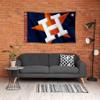 Houston Astros Printed Header Flag 3x5 Banner view 4