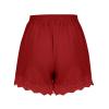 ABOUTYES Summer Shorts for Women 2024 Trendy Causal Loose Pleated High Waisted Shorts Beach Lace Lounge Short Pants Plus Size view 2