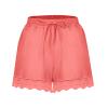 ABOUTYES Summer Shorts for Women 2024 Trendy Causal Loose Pleated High Waisted Shorts Beach Lace Lounge Short Pants Plus Size view 1