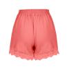 ABOUTYES Summer Shorts for Women 2024 Trendy Causal Loose Pleated High Waisted Shorts Beach Lace Lounge Short Pants Plus Size view 2