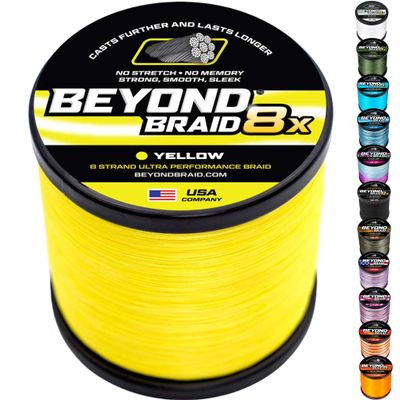 Beyond Braid Yellow 8X 2000 Yards 30LB