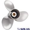 Rareelectrical New Stainless Steel Propeller Compatible with Nissan/Tohatsu 3 Cyl 2 Stroke 10 Spline 25 1986-1998 2013-2018 by Mar-10112-Nr-B0 Nm889210120 Diameter 10" X 12" Pitch X 10-Spline Rh view 2