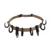 Amagogo Treestand Strap Hangers Holder with Hooks Tree Stand Gear Hooks Multi Hooks Accessory Holder for Yard Climbing Backpacking, Khaki view 1