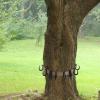 Amagogo Treestand Strap Hangers Holder with Hooks Tree Stand Gear Hooks Multi Hooks Accessory Holder for Yard Climbing Backpacking, Khaki view 3